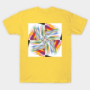 Drip Stained Glass White T-Shirt